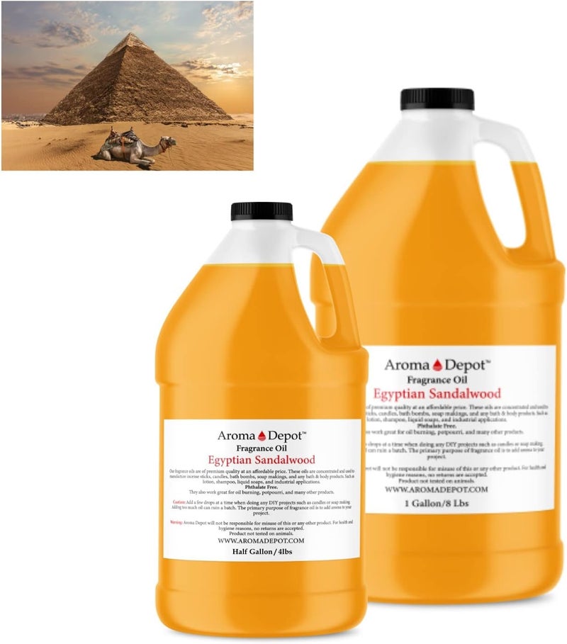 Aroma Depot زيت عطر خشب الصندل المصري جالون 8 أرطال - Image 2