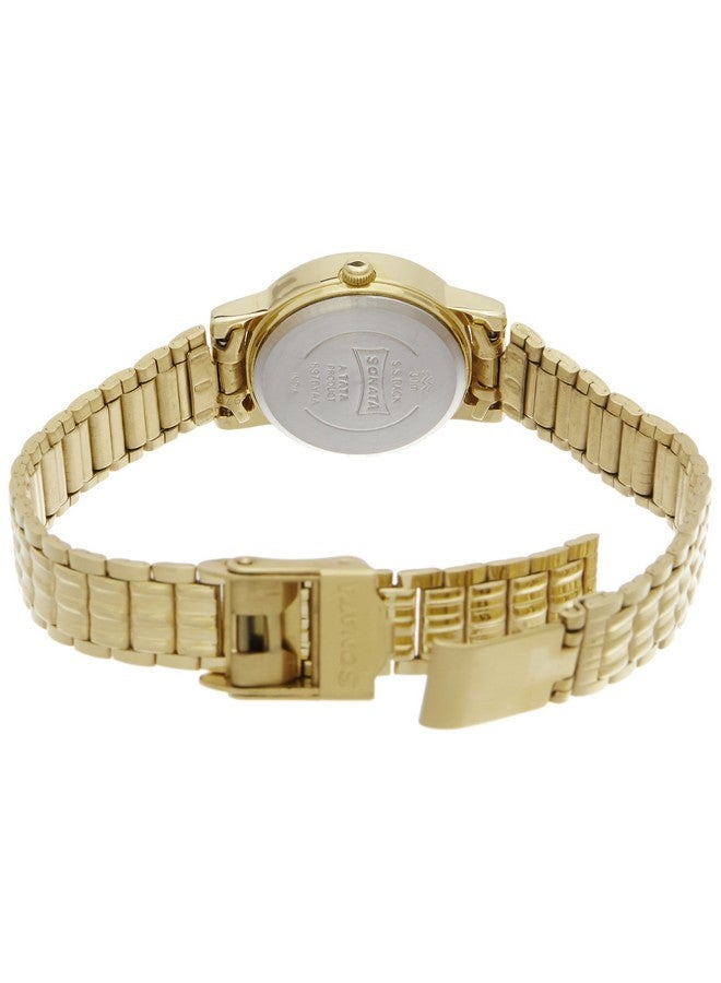 Sonata Analog Gold Dial Women's Watch NL8976YM09W/NN8976YM09W/NP8976YM09W - Image 2