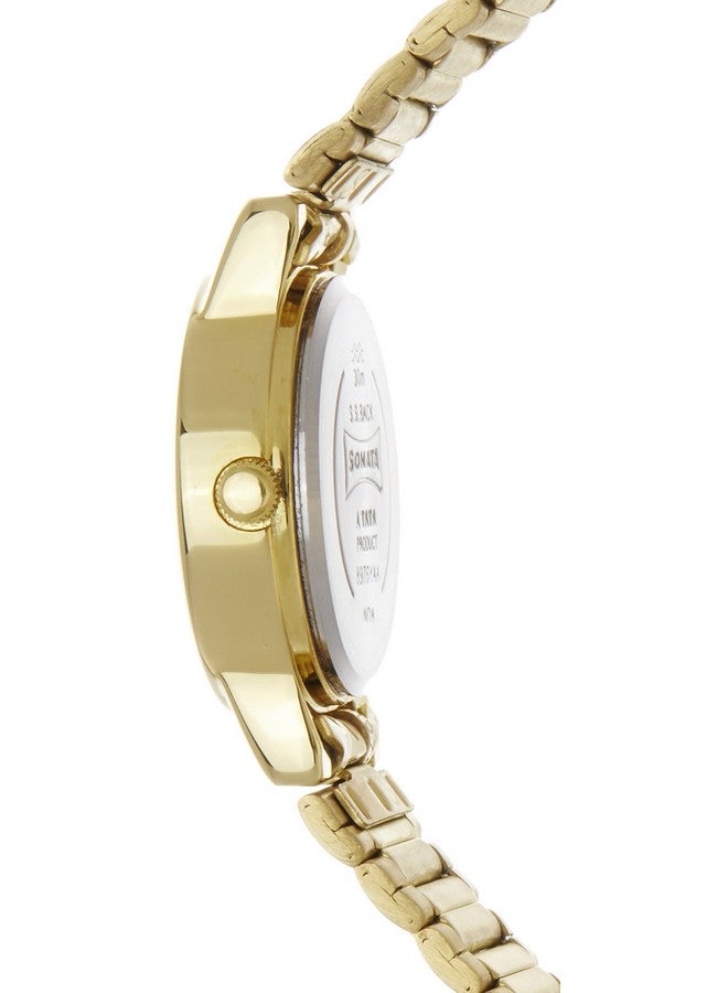 Sonata Analog Gold Dial Women's Watch NL8976YM09W/NN8976YM09W/NP8976YM09W - Image 3