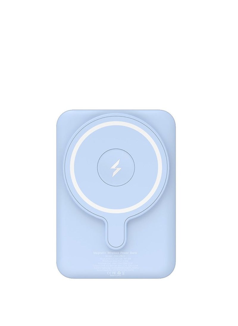 GULFLINK - Fast Magnetic Portable Power Bank Charger for Apple iPhone 13/14/15 series 10000mah Blue - Image 1