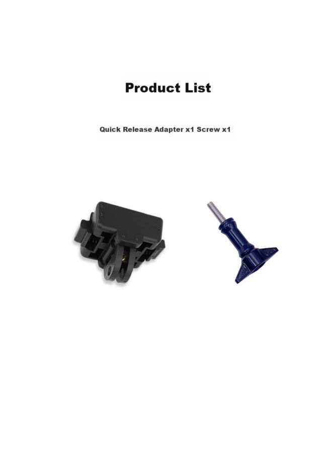 Odd Leaves Qiye Quick-release Bracket Base Adapter For Dji Pocket 3, Compatible With Gimbal 3 Pocket 3 Accessories, 1/4 Thread Handle, Gopro Interface - Image 4