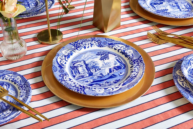Royal Worcester Spode Blue Italian Dinner Plate | 10.5 Inch | Fine Earthenware | Microwave and Dishwasher Safe | Made in England - Image 5