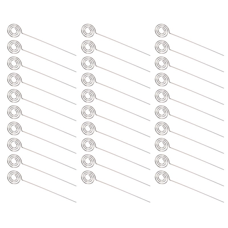30pcs رقم رقم الجدول مقاطع سلك السلك الزخرفية ملاحظة مذكرة الملاحظة - Image 1