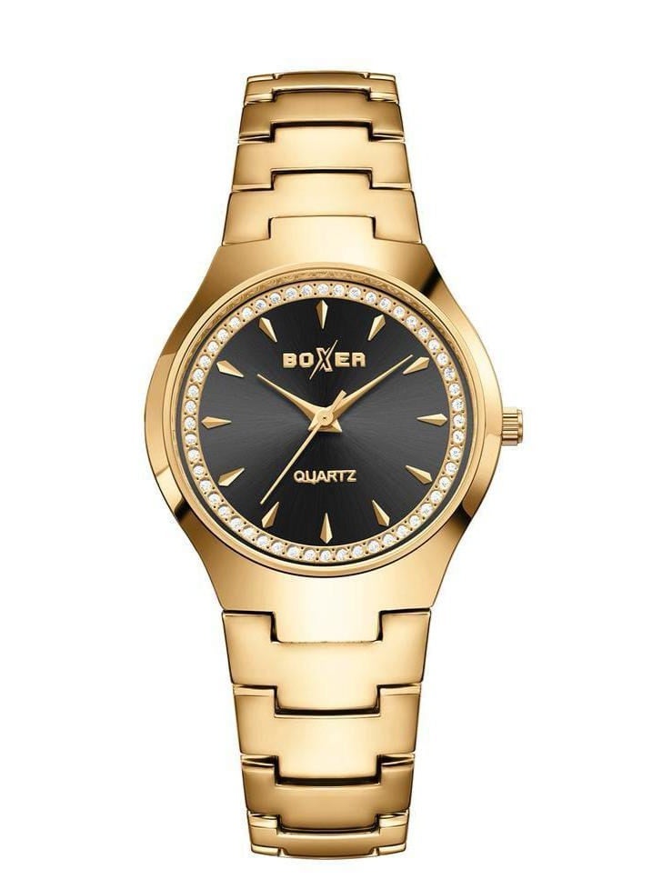 بوكسر ساعة بوكسر BX-073-8 للسيدات من الفولاذ المقاوم للصدأ - ساعة تناظرية أنيقة بحزام فولاذي متين - Image 1