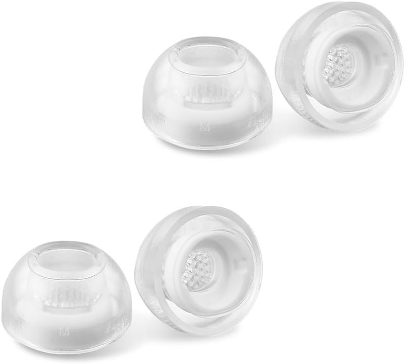 AZLA SednaEarfit Crystal for Galaxy Buds 3 Pro Clear Pearl - Samsung Galaxy Buds Pro 3 Ear Tips - Earphone Eartips Replacement, Samsung Galaxy Buds 3 Pro - SMAPP Certified (2 Pairs) (M) - Image 1