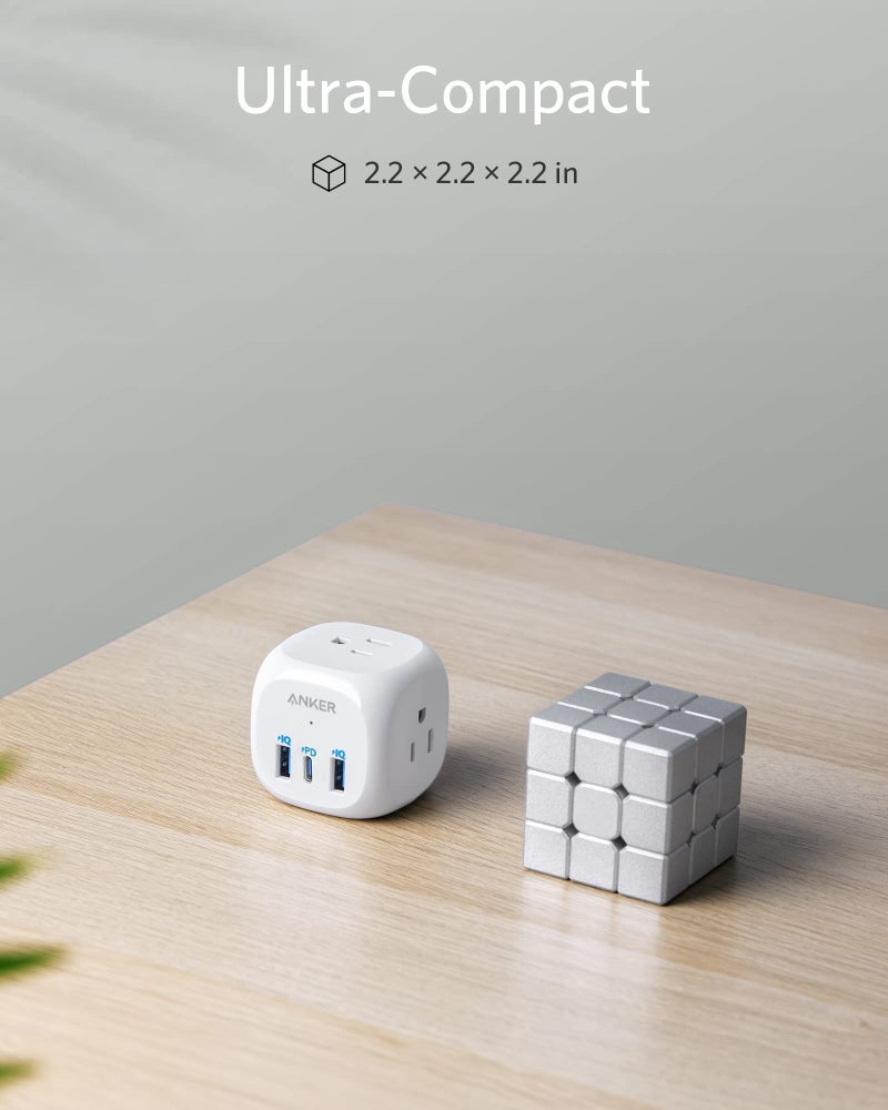 Anker USB C Outlet Extender, Anker 321 Outlet Extender With 3 Outlets and 20W USB C Charging for iPhone 15/13 Series, Power Delivery Charging for Dorm Rooms, Home Office, Cruise Ship Travel Esstential - Image 4