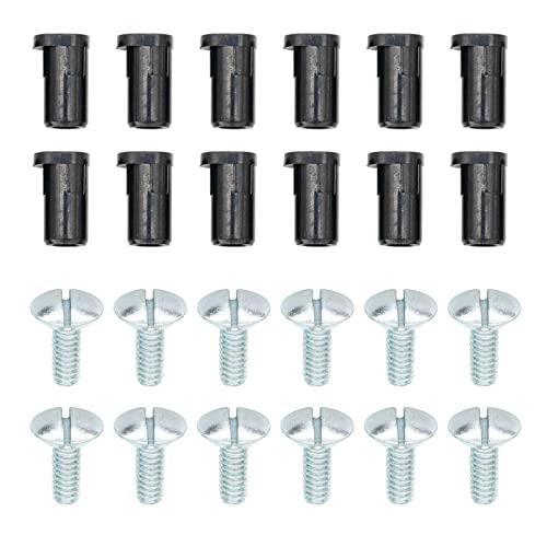 Vanshly 12Pcs Center Caps & 12Pcs Screws Kits Compatible with Bronco F150 Van,560-3026 c3026screws, Vanshly - Image 1