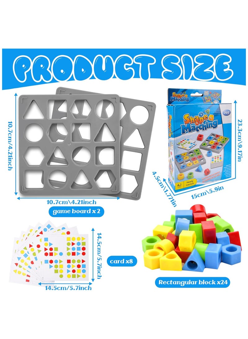 Generic - Color Matching Game Sensory Educational Toy, Sensory Games, Shapes and Colors Educational Toy, Parent-Child Interactive Game, Early Educational Development... - Image 1