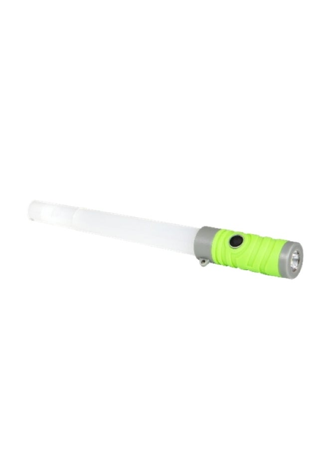 LifeGear Li-Ion Rechargeable Glow Stick Emergency Flasher And Whistle Green 25.51 x 2.65 x 7.47 cm 41-3689 - Image 1