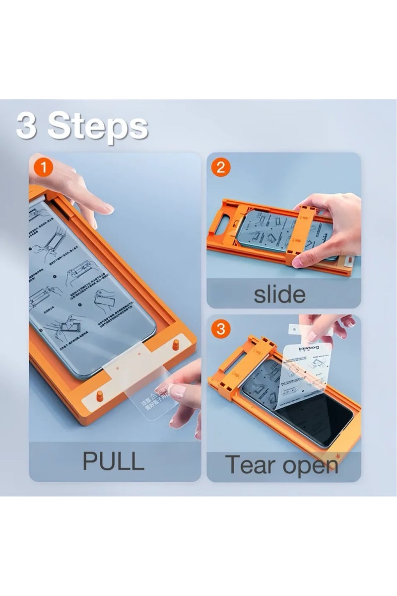 إيروريكس واقي شاشة عالي الوضوح لهاتف Galaxy S24 Ultra (3 قطع) وهاتف Galaxy S25 وS23 Ultra وS24 وS22 وS21 وNote 20 (3 قطع) - Image 2