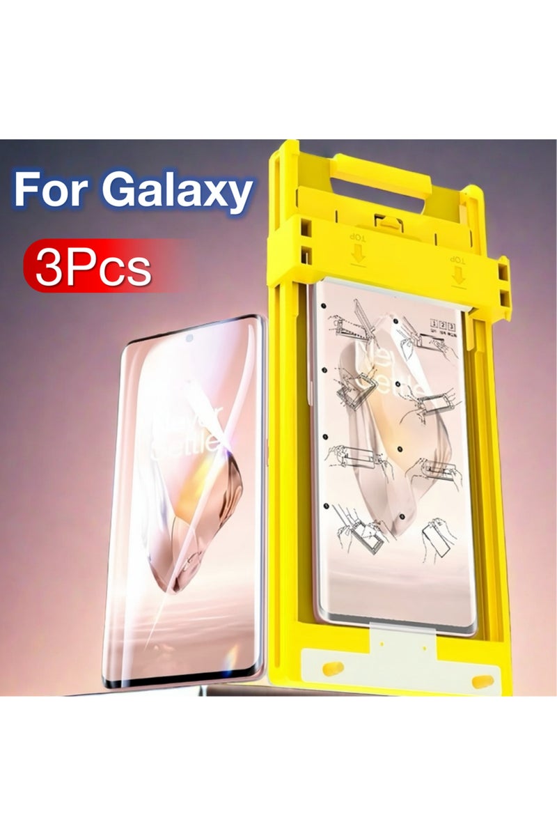 إيروريكس واقي شاشة عالي الوضوح لهاتف Galaxy S24 Ultra (3 قطع) وهاتف Galaxy S25 وS23 Ultra وS24 وS22 وS21 وNote 20 (3 قطع) - Image 1