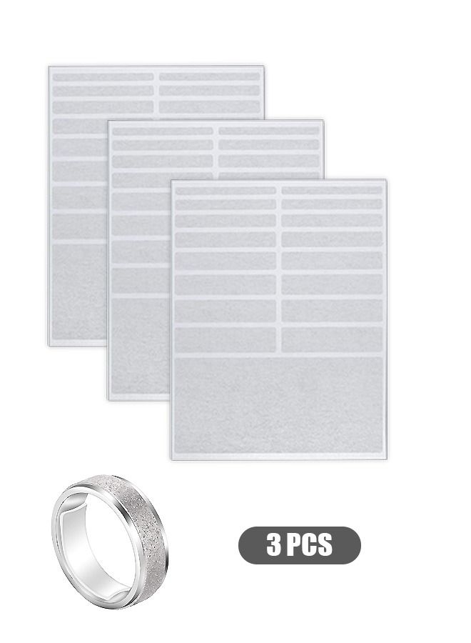 3 قطع من ملصقات تعديل الحجم غير المرئي للحلقة الفضفاضة، مادة هلام السيليكا لضبط الحلقات الفضفاضة، ملصقات تعديل متعددة المقاسات لتثبيت الحلقة الواسعة - Image 1