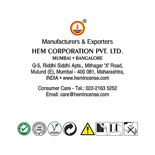 HEM عصي بخور خشبية من اليوكالبتوس من هيم 255 سم × 93 سم × 6 سم باللون الأسود - Image 4