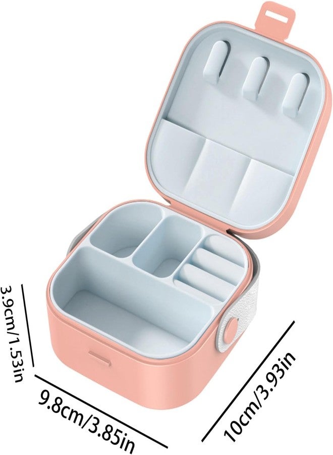 Cloyster Jewellery Travel Organiser for Earring Holder, Mini Travel Jewelry Case,Jewellery Organizer With Dividers, Small Portable Travel Jewelry Organizer for Women Girls (CL-01) - Image 2