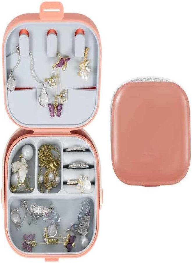 Cloyster Jewellery Travel Organiser for Earring Holder, Mini Travel Jewelry Case,Jewellery Organizer With Dividers, Small Portable Travel Jewelry Organizer for Women Girls (CL-01) - Image 1