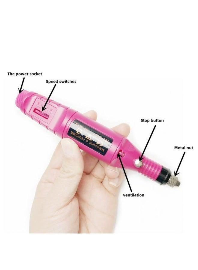 Mini Electric Nail Grinder Portable Special Set with 6 Drill Bits Device  - Image 4