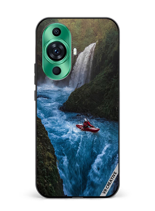 VR CREATIVE Protective Case Cover For Huawei nova 11 Pro Bluish Waterfall Design Multicolour - Image 1