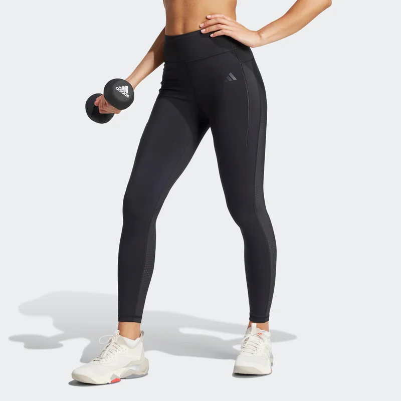 adidas كول انت. بنطلون ضيق نسائي  أسود