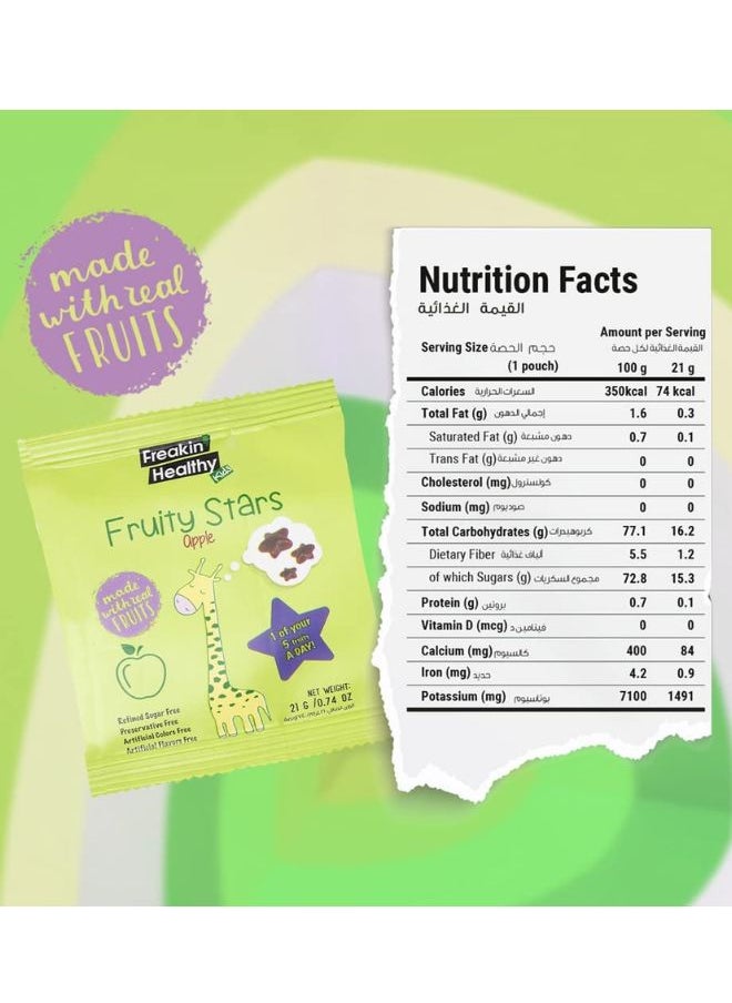 Freakin Healthy Apple Fruity Stars 21g  - Image 2