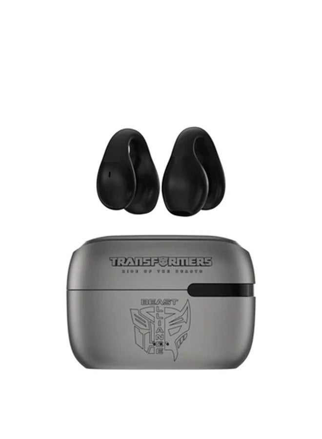 Transformers TF-T05 Wireless Bluetooth Earbuds Gaming Headphones Long Battery Life Headset Low Latency HIFI Stereo Sound with Music Noise Cancellation Calls Grey - Image 2