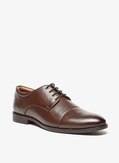 ال بي ال من شو اكسبرس Men Solid Lace-Up Derby Shoes