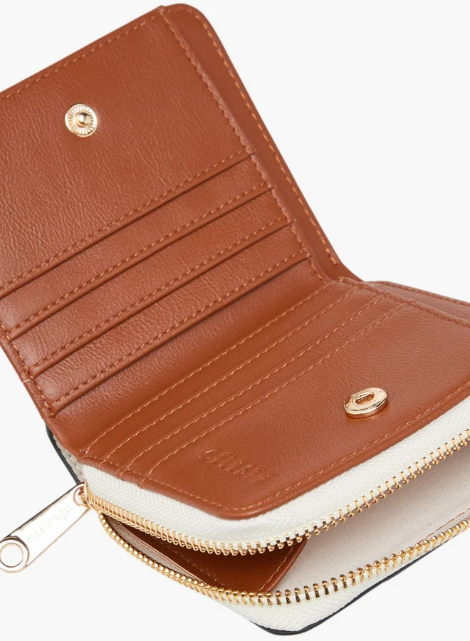 سيليست محفظة بسحاب وطبعة شعار