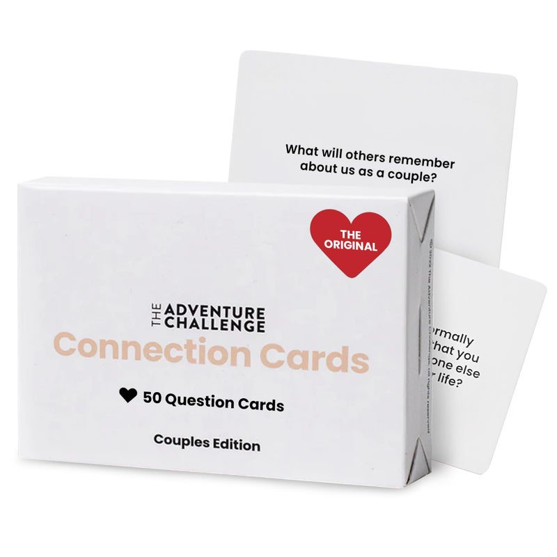 The Adventure Challenge Couples Connection Cards 50 Conversation Starters for Date Night Marriage Counseling or LongDistance Relationships Couples Card Game Relationship Gift - Image 4