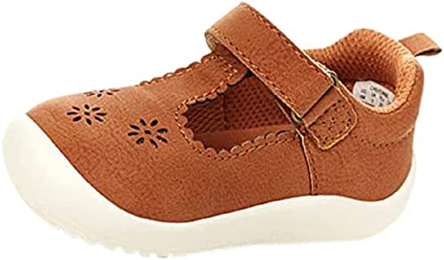 Stride Rite 360 Infant and Toddler Girls Cheyenne First Walker Shoe, Tan, 5 Toddler - Image 2