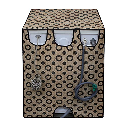 Lithara Waterproof Front Load Washing Machine Cover For 5 Kg, 5.2 Kg, 5.5 Kg (Design_02) - Image 2