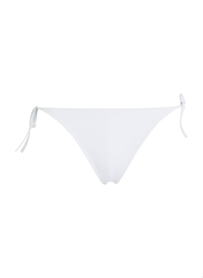 CALVIN KLEIN Women's Bikini Bottom - String Side - Swimwear - Polyamide , White  - Image 1