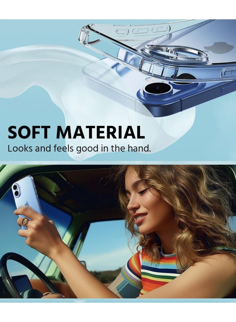 iPhone 17 Clear Case Soft Flexible Silicone TPU Shockproof Transparent Back Cover with Bumper Protection for iPhone 17 - Image 4