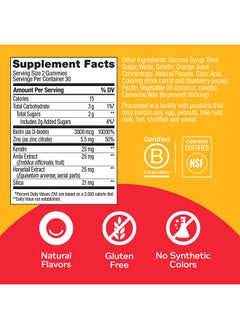 OLLY OLLY Heavenly Hair Gummy, Supports Healthy Hair, Keratin, Biotin, AMLA, Chewable Supplement, 30 Day Supply - 60 Count  - Image 4