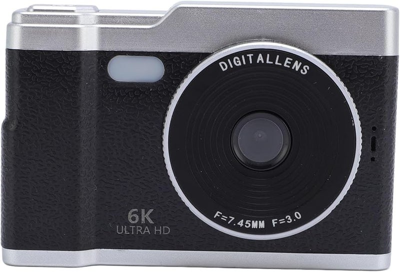 Black 48MP 8X Zoom Digital Camera Anti Shake 2 4 Inch Screen Portable Compact Students Travel Camera Supports 64GB Card - Image 1