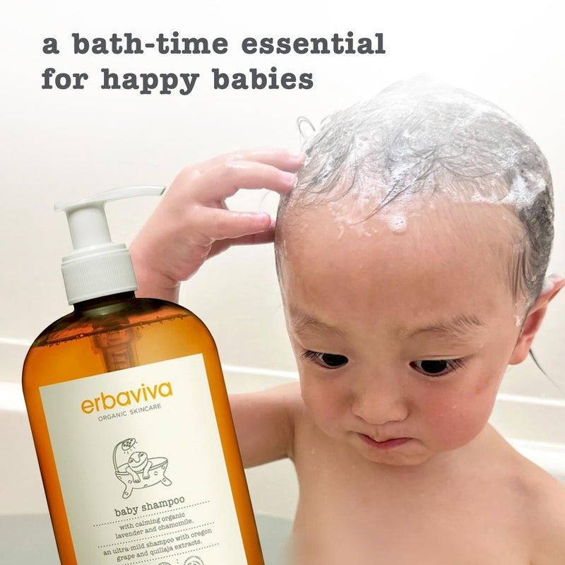 erbaviva Baby Shampoo, 16 Fl Oz - Image 5