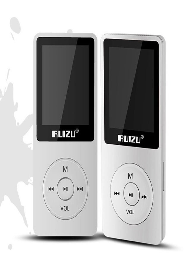 رويزو [النسخة الإنجليزية] مشغل MP3 رياضي RUIZU/Ruizu X02 بشاشة شريطية بدون فقدان، ووكمان إنجليزي أسود 8 جيجابايت - Image 4