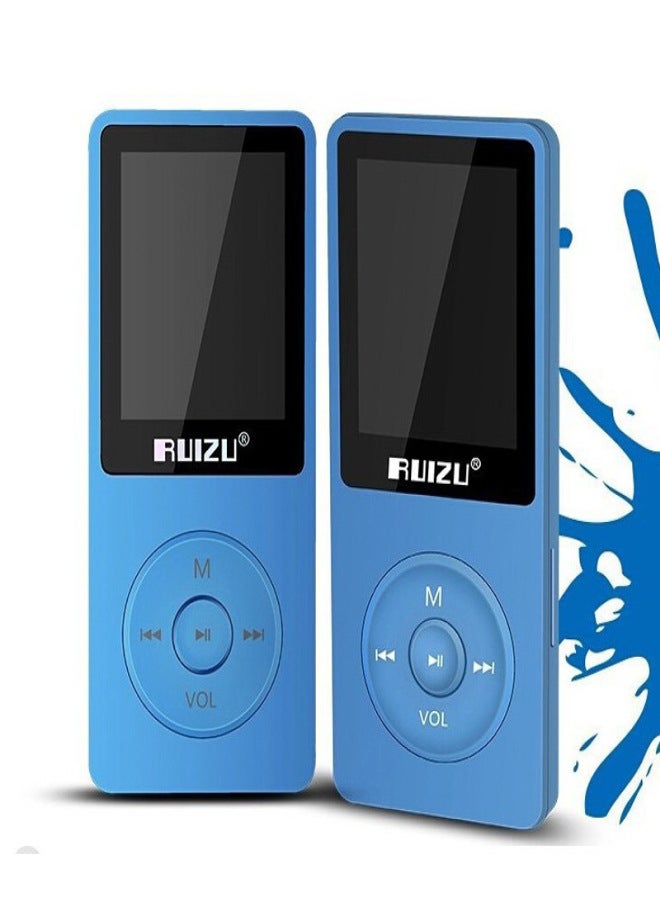 رويزو [النسخة الإنجليزية] مشغل MP3 رياضي RUIZU/Ruizu X02 بشاشة شريطية بدون فقدان، ووكمان إنجليزي أسود 8 جيجابايت - Image 3