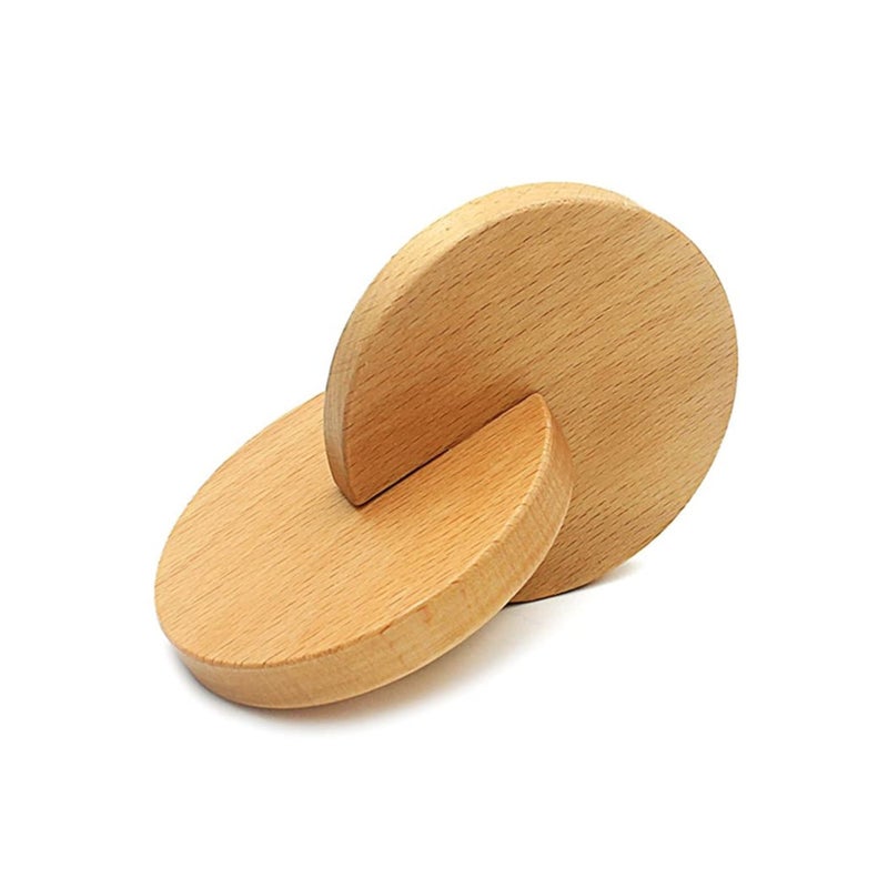 Zikra Materials Wooden Educational Interlocking Discs Sensory Toys for Wooden Toys for Toddlers Wooden Toy Eco Friendly NonToxic Organic Wooden - Image 5