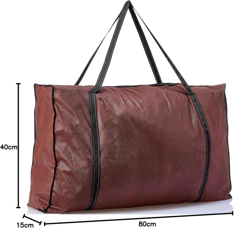 شنطة تخزين البطانيات والملابس - 15 طول × 40 عرض × 80 ارتفاع سم - ألوان متنوعة، قماش - Image 2