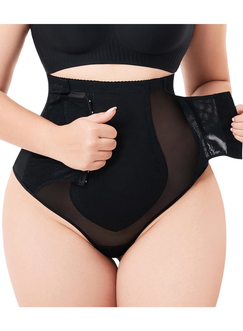 KASTWAVE KASTWAVE Shapewear Thong, Plus Size Tummy Shaper Panties with High Waisted, Butt Lifter Waist Trainer,  Seamless Slimmer Panty for Women for weddings, parties, proms, and everyday wear - Image 1