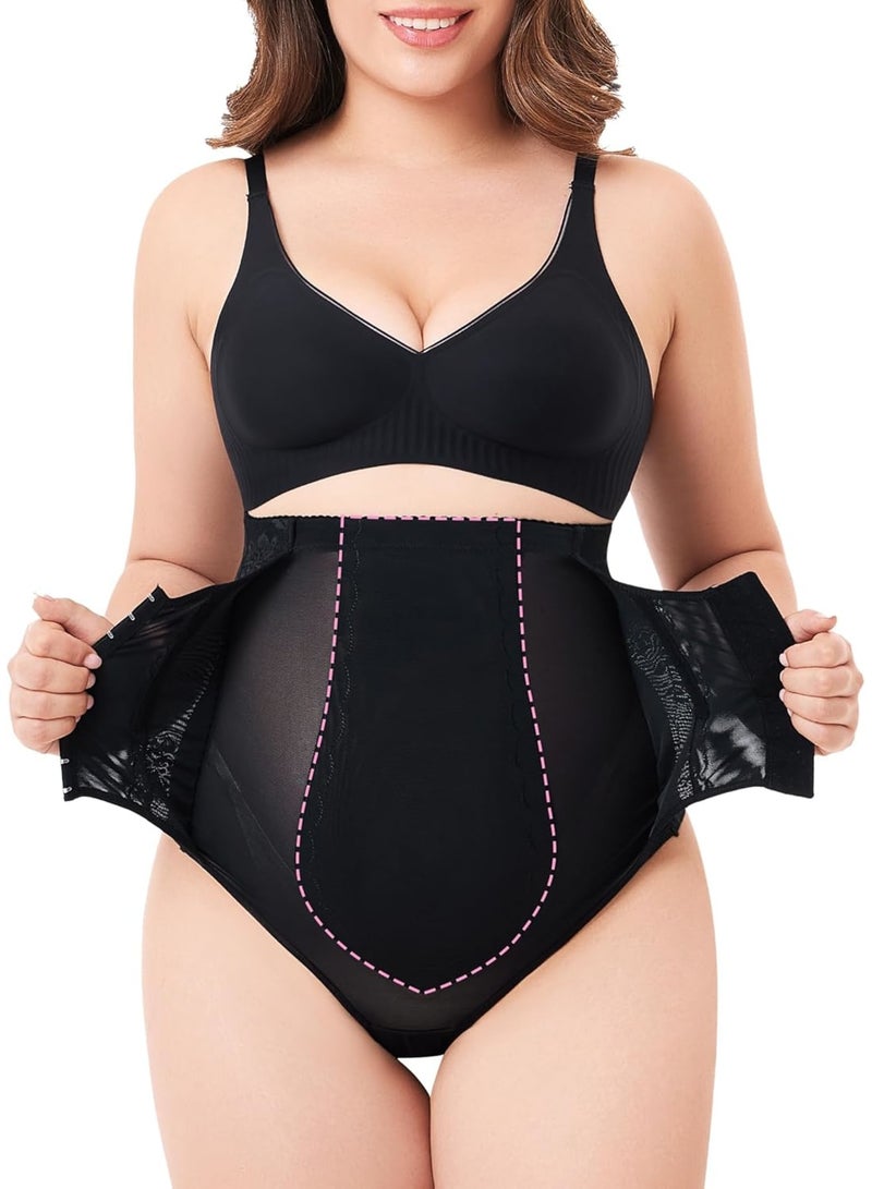 KASTWAVE KASTWAVE Shapewear Thong, Plus Size Tummy Shaper Panties with High Waisted, Butt Lifter Waist Trainer,  Seamless Slimmer Panty for Women for weddings, parties, proms, and everyday wear - Image 2