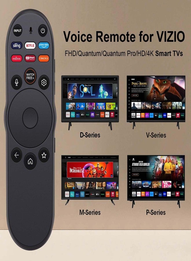 VTINVAN The Latest Universal XRT270 Voice Remote-Control Applicable for Vizio M-Series，V-Series Quantum Pro 4K QLED Smart TVs - Image 2