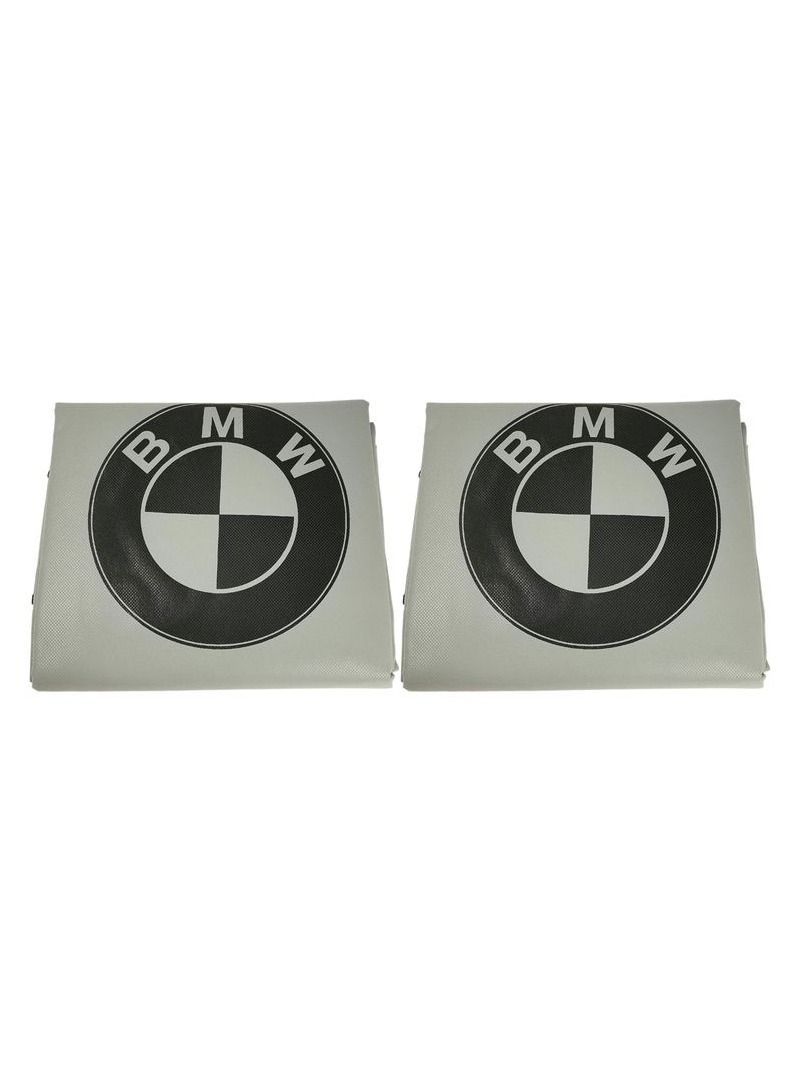 BMW Universal Car Seat Dust Dirt Protection Cover, Extra Protection For Your Seat 2 pcs Set, Car Seat Cover - Image 4