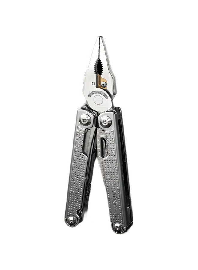 Sheffield Swiss Tech Outdoor Tool Pliers Damascus Multi-Function Folding Knife Emergency Rescue 30Th Anniversary Limited Edition - Image 3