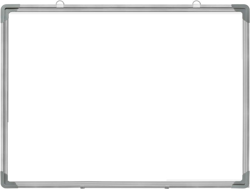 ECLET Alloy Steel, Aluminium Non Magnetic 1 X1 feet Double Sided White Board and Chalk Board Front Side whiteboard Marker Surface and Back Side Chalkboard Surface (1x1 feet, Pack of 1 Item) C (1 x 1) - Image 1