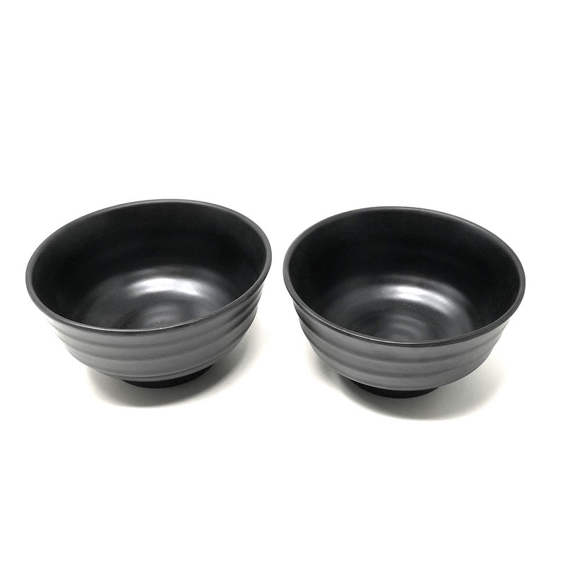 Asian Home 40 Ounce Large Melamine Japanese Ramen Noodle Soup Bowl Hard Plastic Dishware for Udon Soba Pho Asian Noodles 709 x 394 2 Bowls