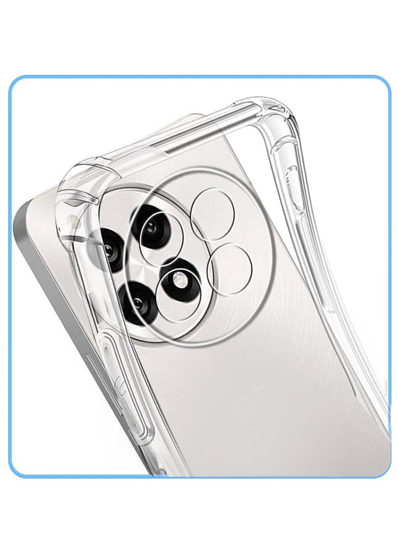 CATANES TPU Gorilla Case Cover for OnePlus 13R 5G, Phoce Cover with Reinforced Corner Bumper Camera Protection Slim Fit Shockproof Flexible - Clear - Image 3