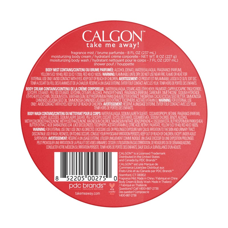 Calgon Hawaiian Ginger Body Care 4-Piece Gift Set Box - Image 2