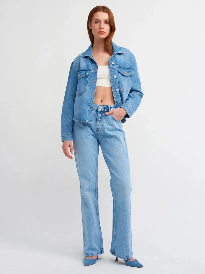 Dilvin Dilvin Low-Waist Flare Jeans