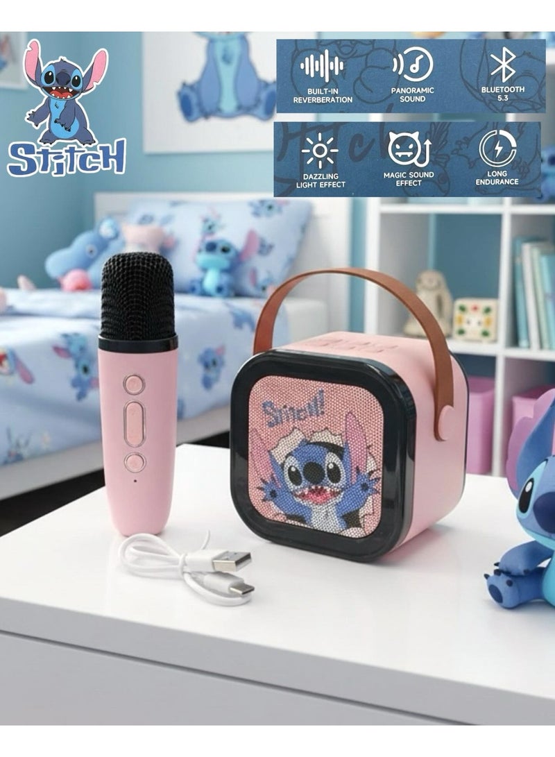 Stitch Wireless Karaoke Kit for Kids with Speaker and Microphone - Image 3