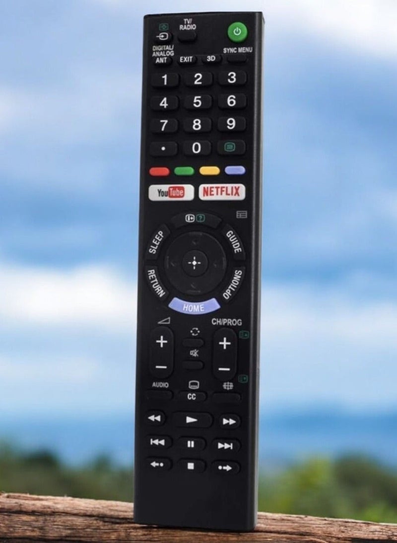 هوايو ريموت بديل Huayu RMF-TX310U مع التحكم الصوتي لتلفزيون سمارت LED بدقة 4K ألترا إتش دي (أسود) - Image 1